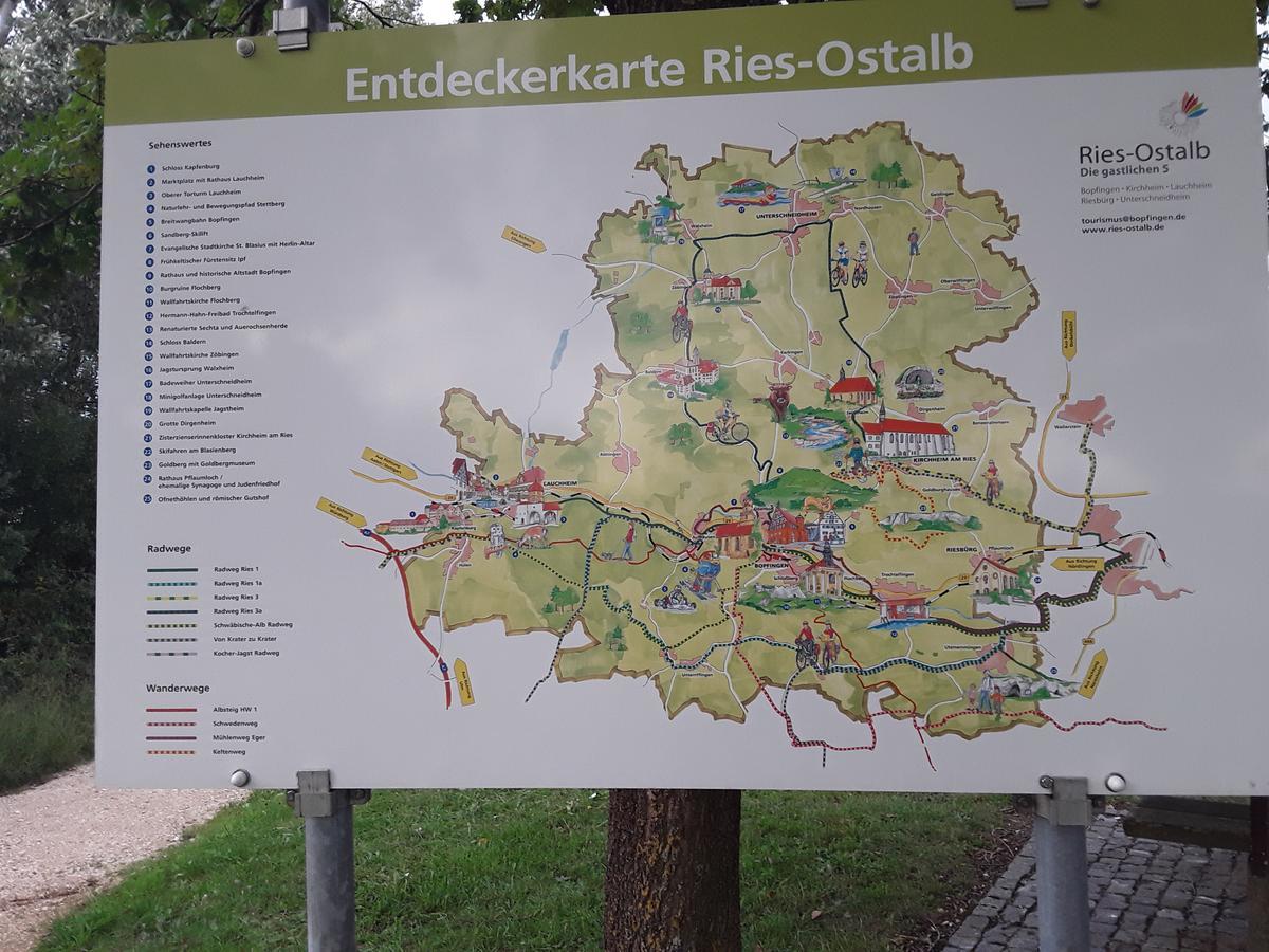 Ferienwohnung Mayer Kirchheim am Ries Esterno foto